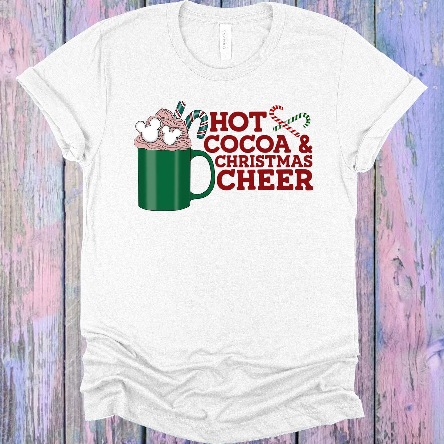 Hot Cocoa & Christmas Cheer Graphic Tee