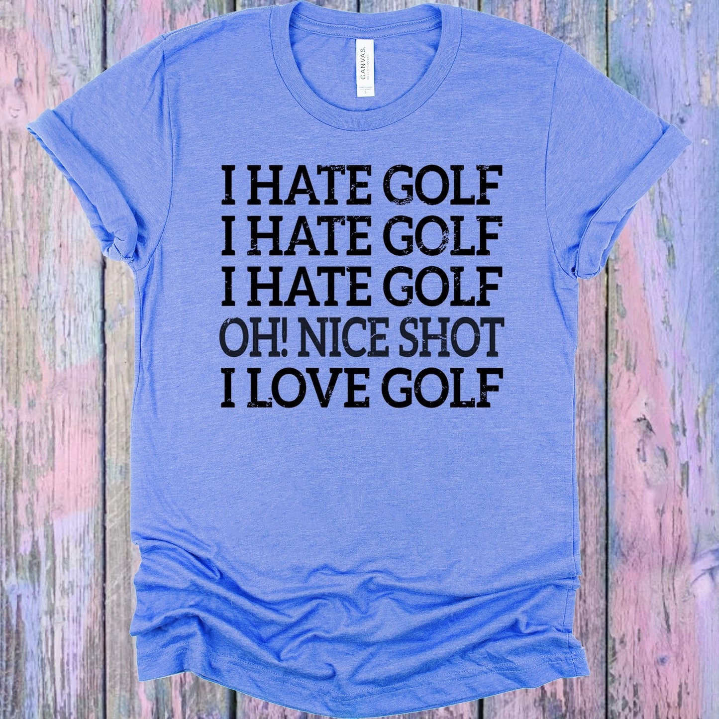 I Hate Golf Graphic Tee