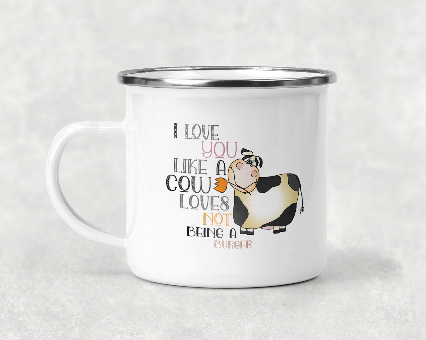 I Love You Like a Cow Loves Not Being a Burger Mug