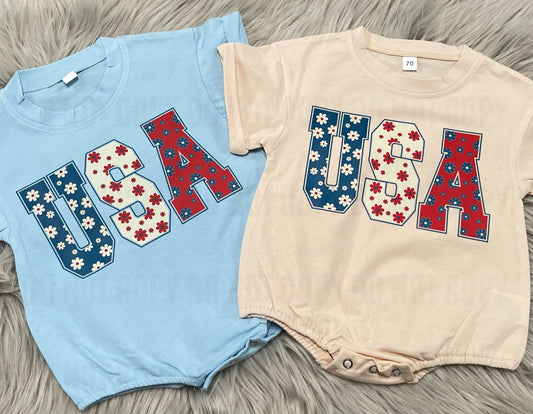 Floral USA - Toddler/Youth WS