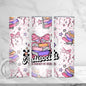 Antisocial and Rather be Reading 20 oz Skinny Tumbler