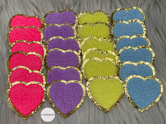 Heart Chenille Patch - WS