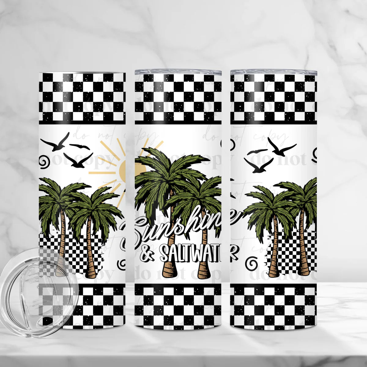 Sunshine & Saltwater 20 oz Skinny Tumbler