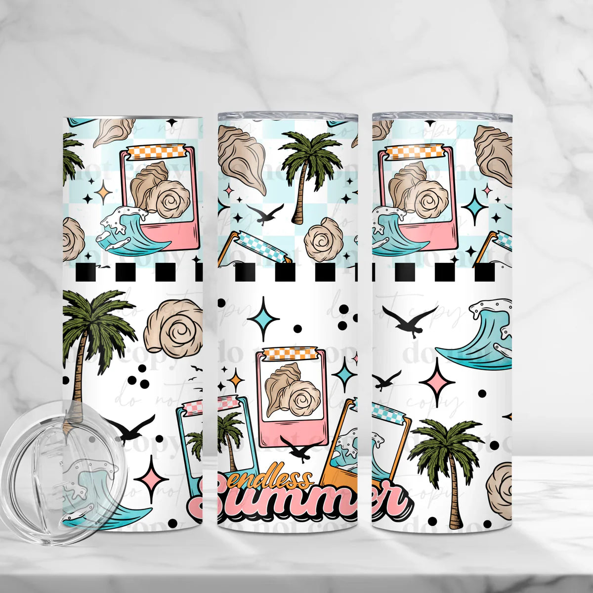 Endless Summer 20 oz Skinny Tumbler