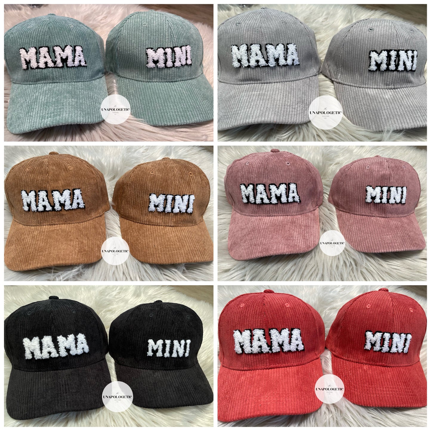 Mama + Mini Corduroy Hats - WS