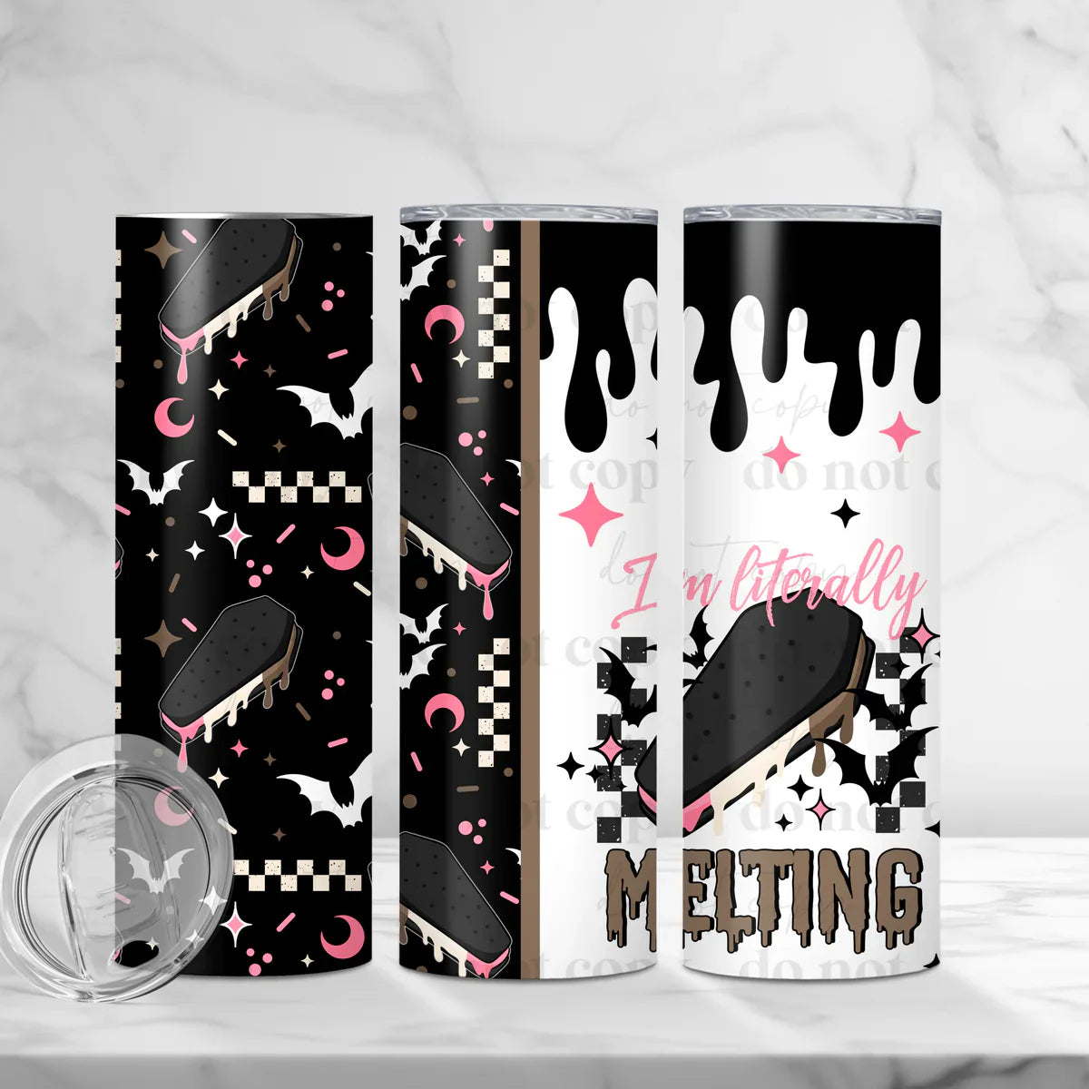 I'm Literally Melting 20 oz Skinny Tumbler