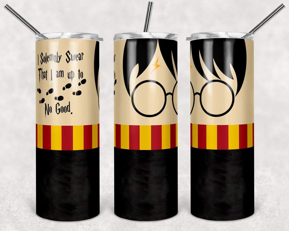 I Solemnly Swear That I am Up to No Good 20 oz Skinny Tumbler