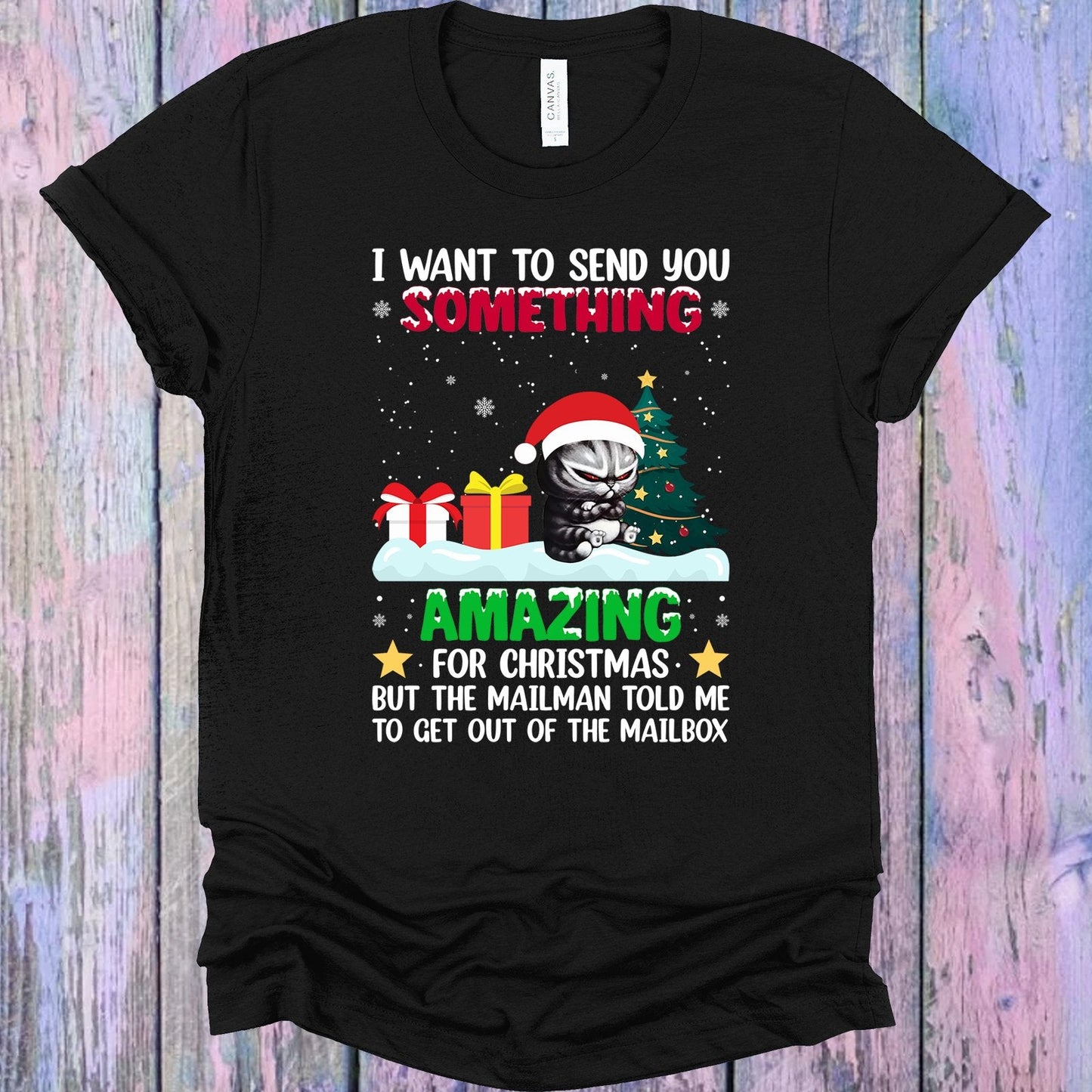 I Want to Send You Something Amazing for Christmas Graphic Tee