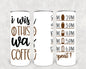 I Wish This was Coffee 20 oz Skinny Tumbler