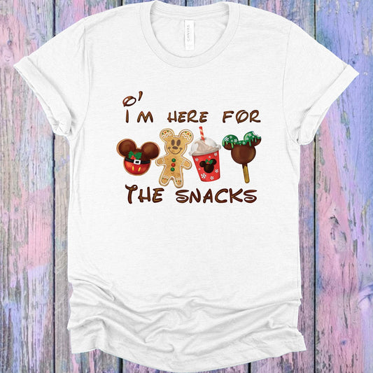 I'm Here for the Snacks Graphic Tee