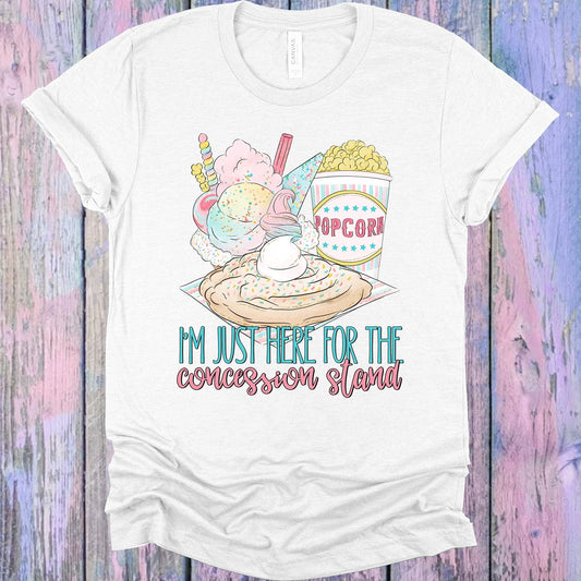 I'm Just Here for the Concession Stand Graphic Tee
