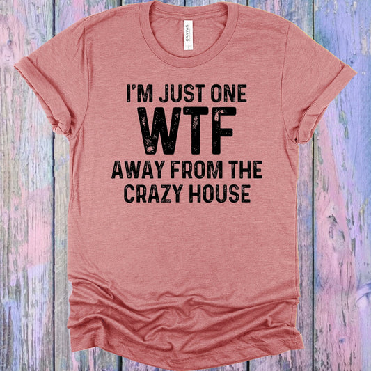 I'm Just One WTF Away from the Crazy House Graphic Tee