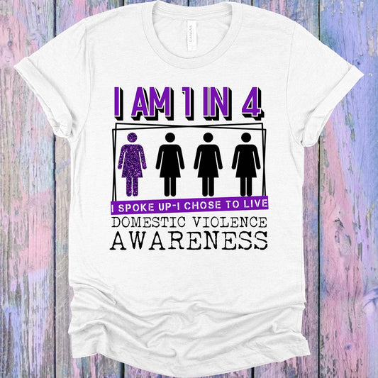 I am 1 in 4 Graphic Tee