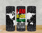 I am Black History and Black Future 20 oz Skinny Tumbler