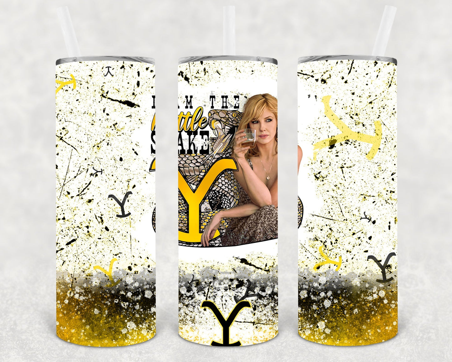I am the Rattle Snake 20 oz Skinny Tumbler