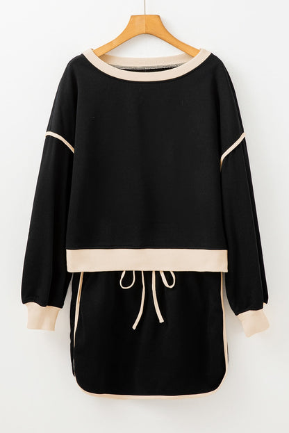 Black Skort Set LT