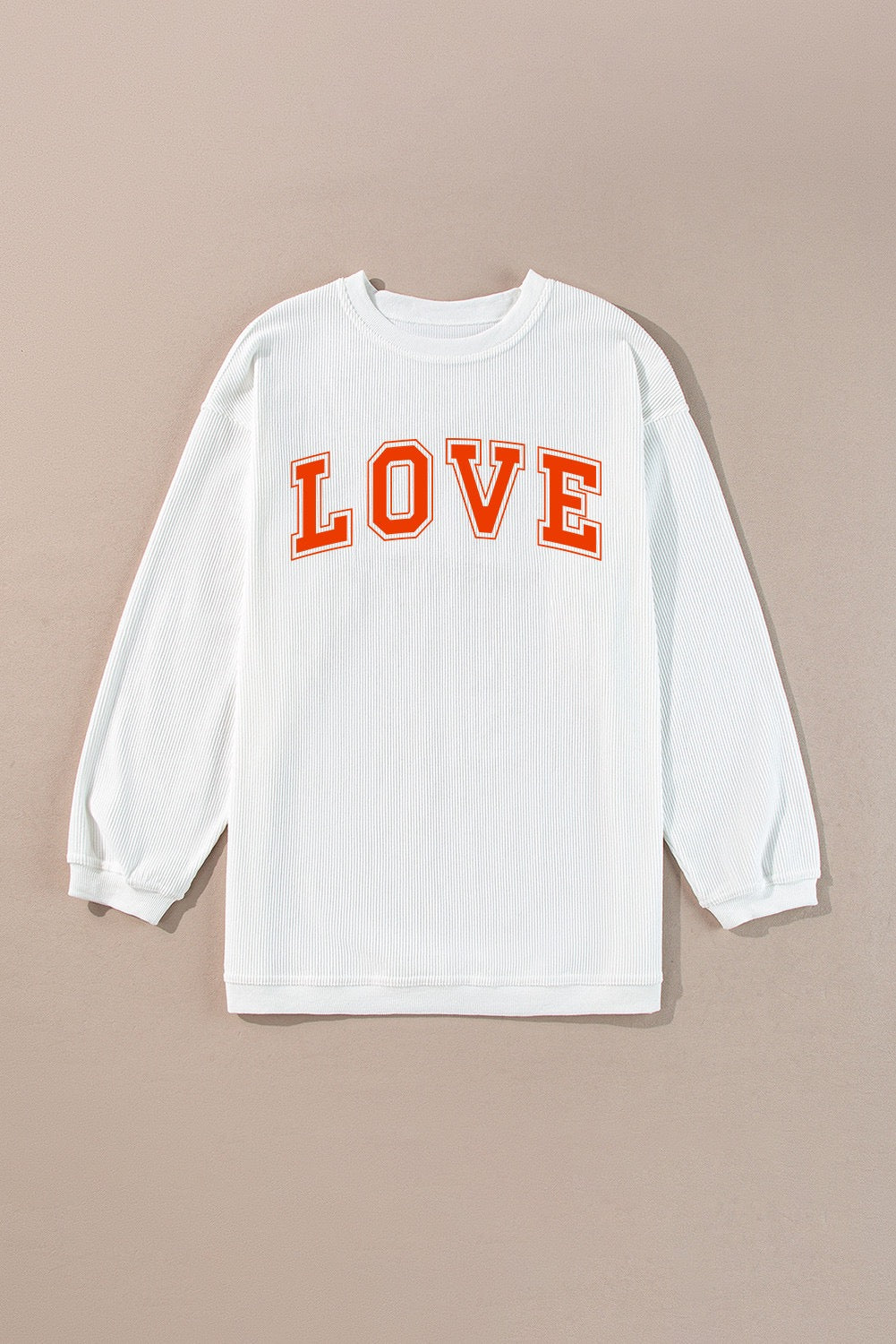 White LOVE Crewneck LT