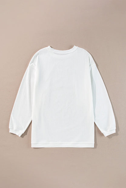 White LOVE Crewneck LT