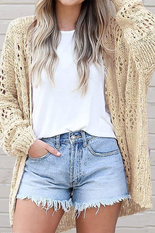 Hollow Knit Cardigan LT