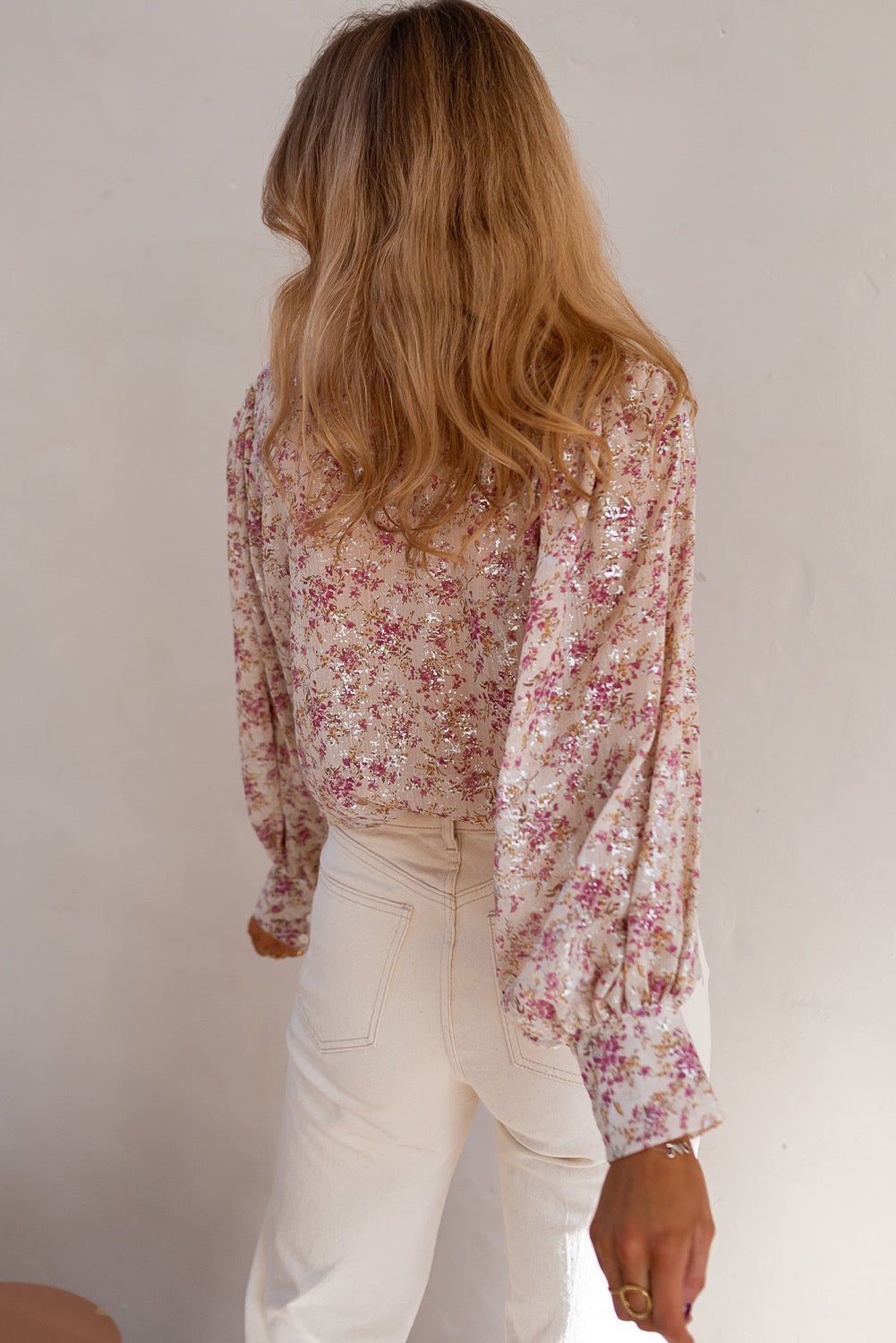 Floral Button Blouse December.