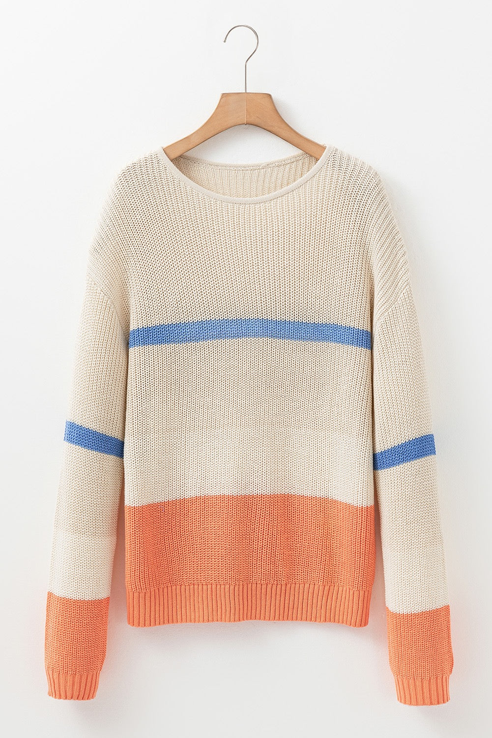 Beige Striped Sweater LT