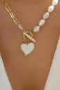 Pearl Heart Necklace LT