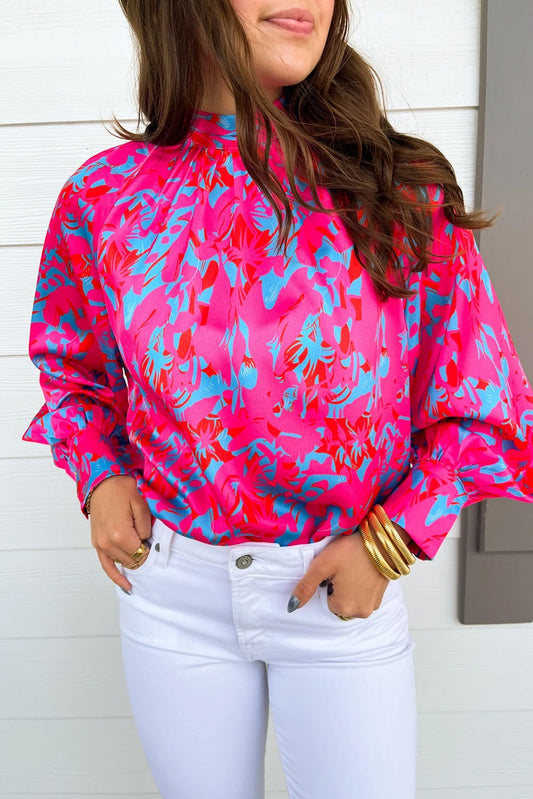 Pink Abstract Blouse LT