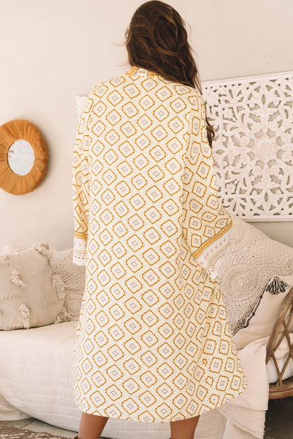 Yellow Boho Kimono LT