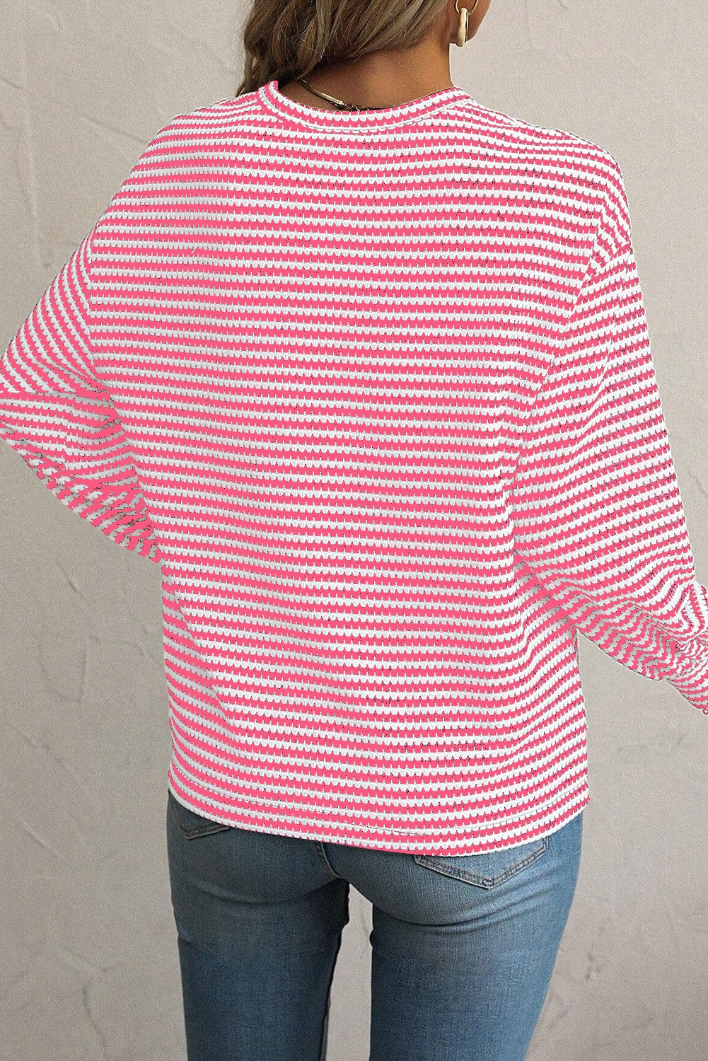Striped Pink Top LT