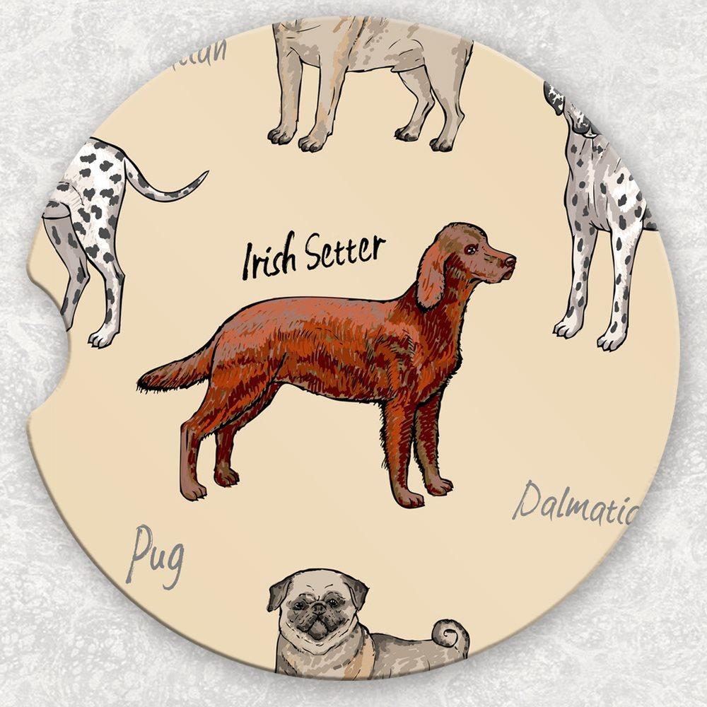Car Coaster Set - Irish Setter