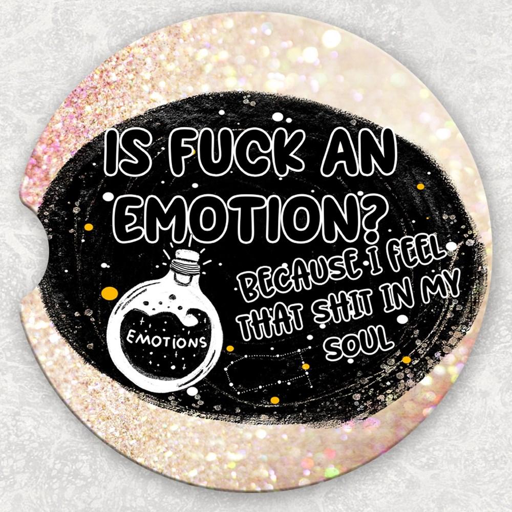 Car Coaster Set - Is F*** an Emotion?