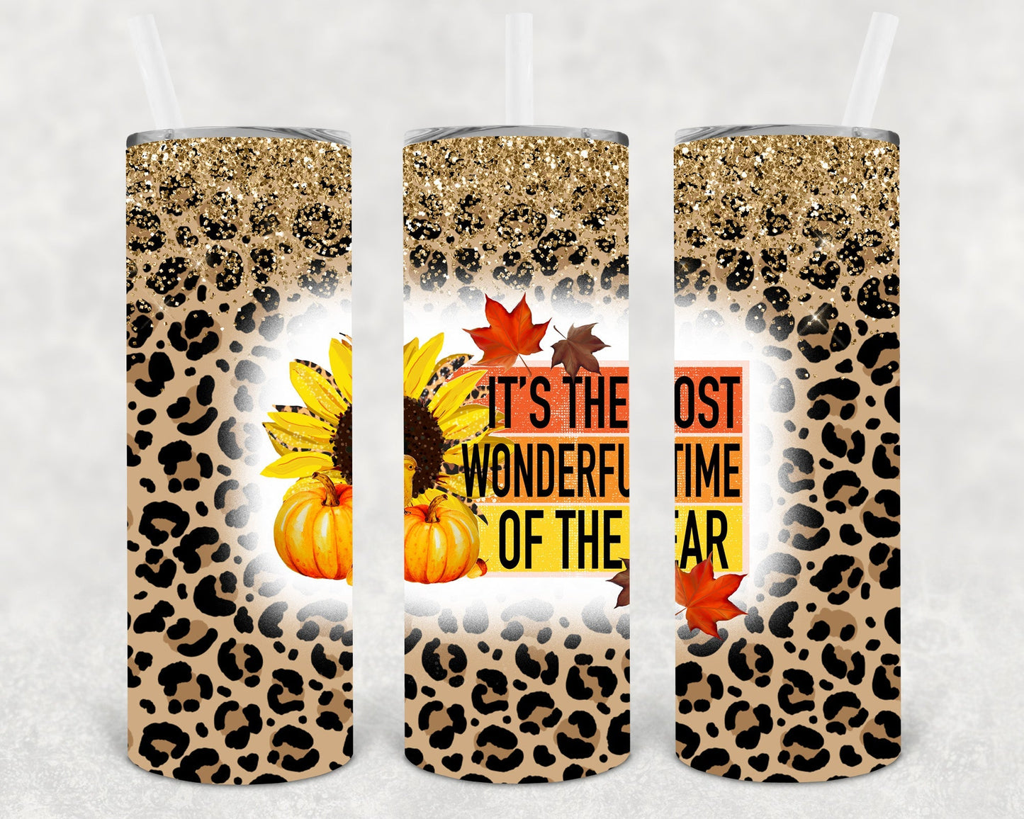It's the Most Wonderful Time of the Year 20 oz Skinny Tumbler