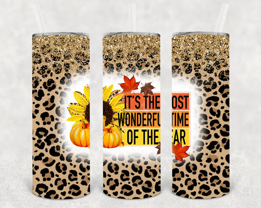 It's the Most Wonderful Time of the Year 20 oz Skinny Tumbler