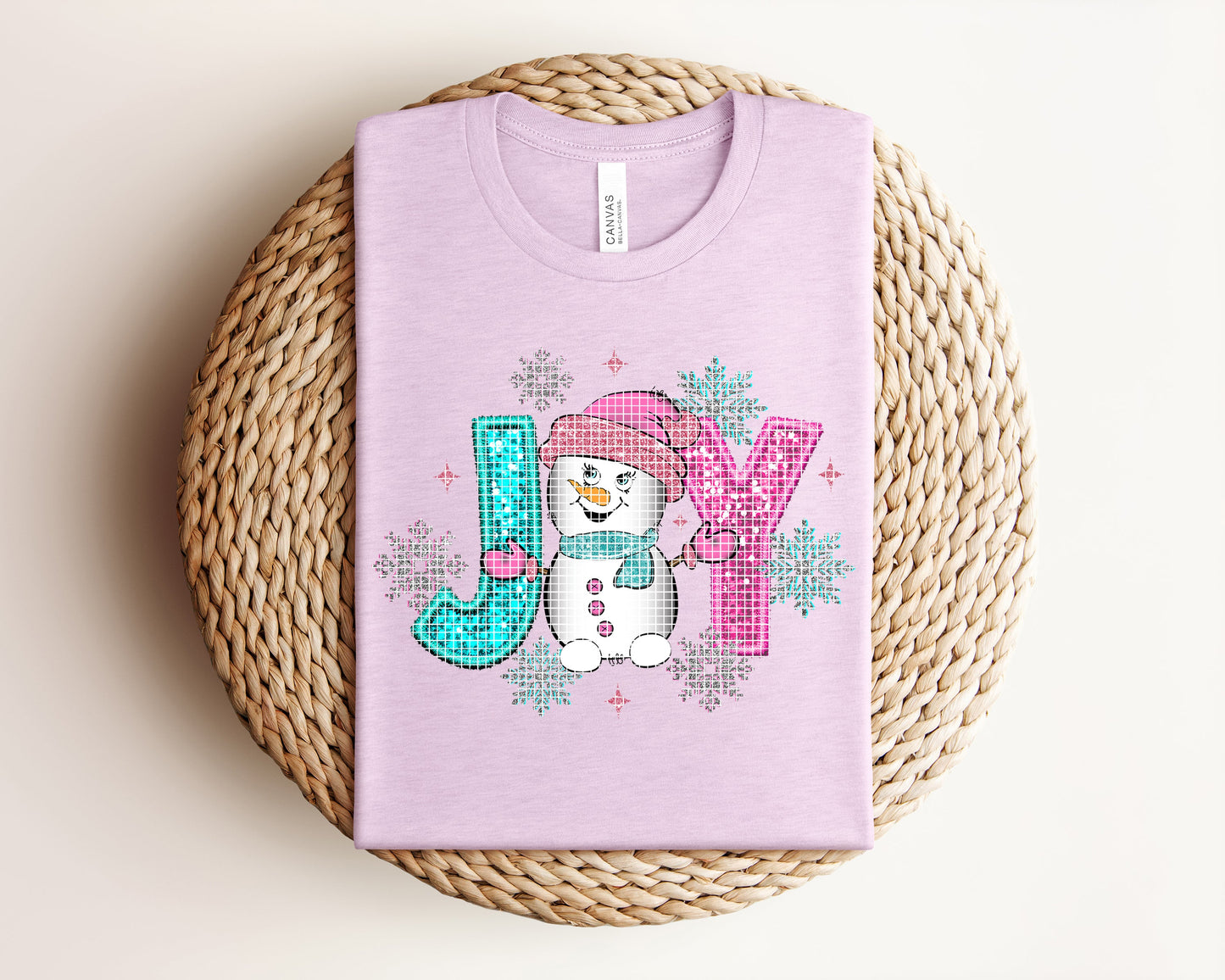 Joy Snowman Graphic Tee