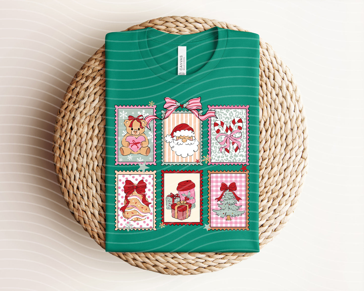 Christmas Stamps Graphic Tee