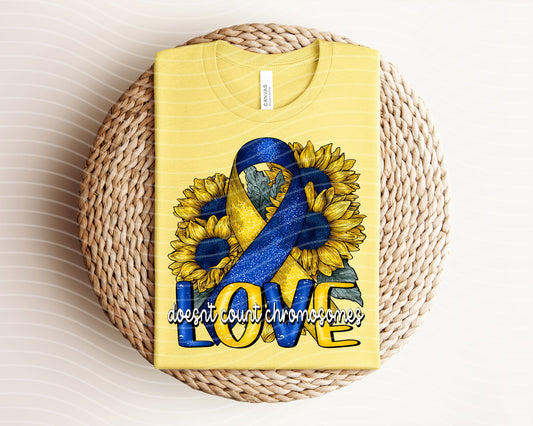 Love Doesn't Count Chromosomes Graphic Tee