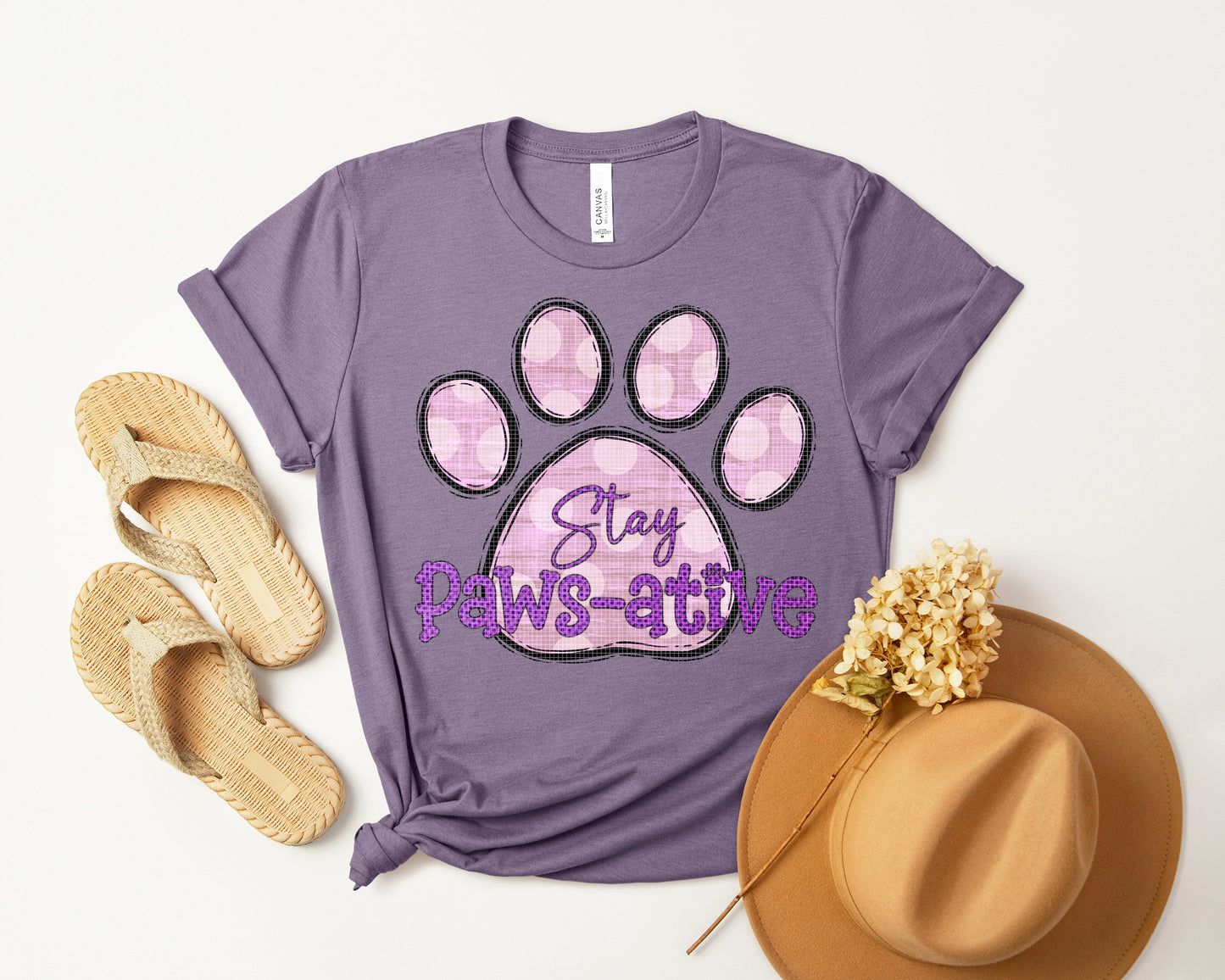 Stay Paws-ative Graphic Tee