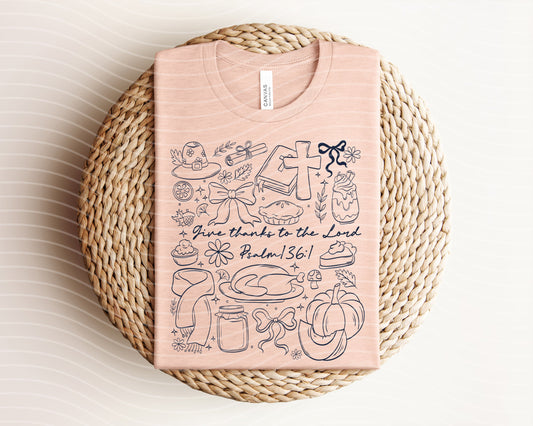 Give Thanks to the Lord Graphic Tee