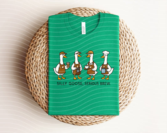 Silly Goose Serious Brew Graphic Tee