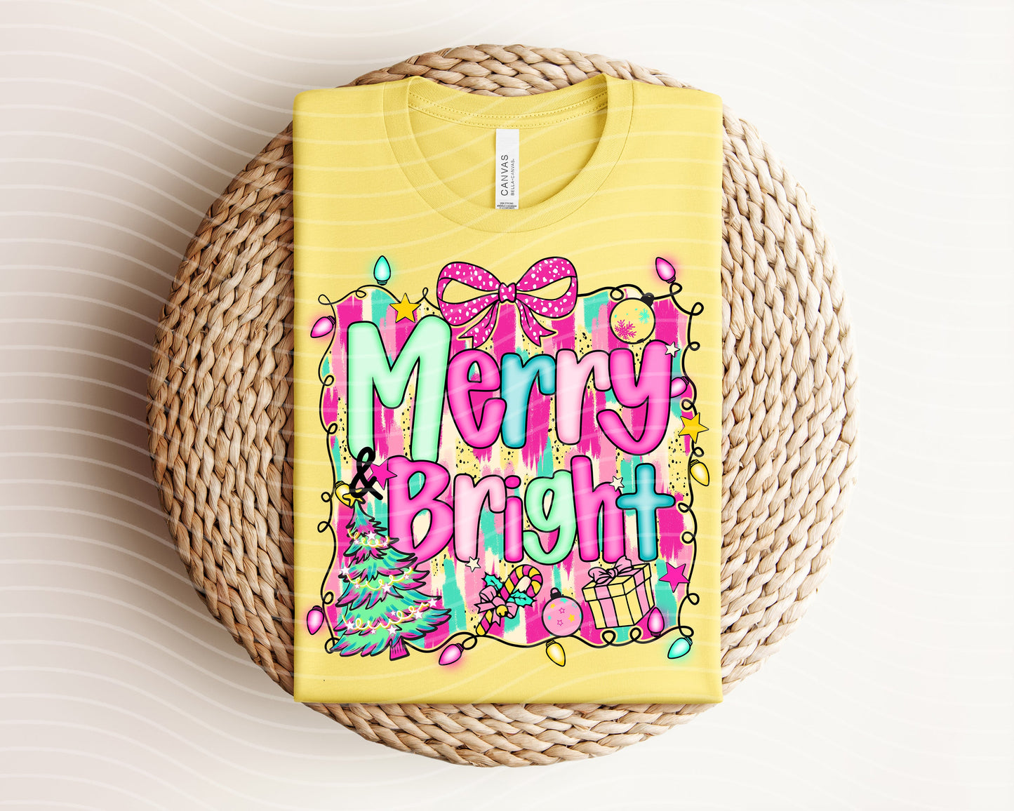 Merry & Bright Graphic Tee
