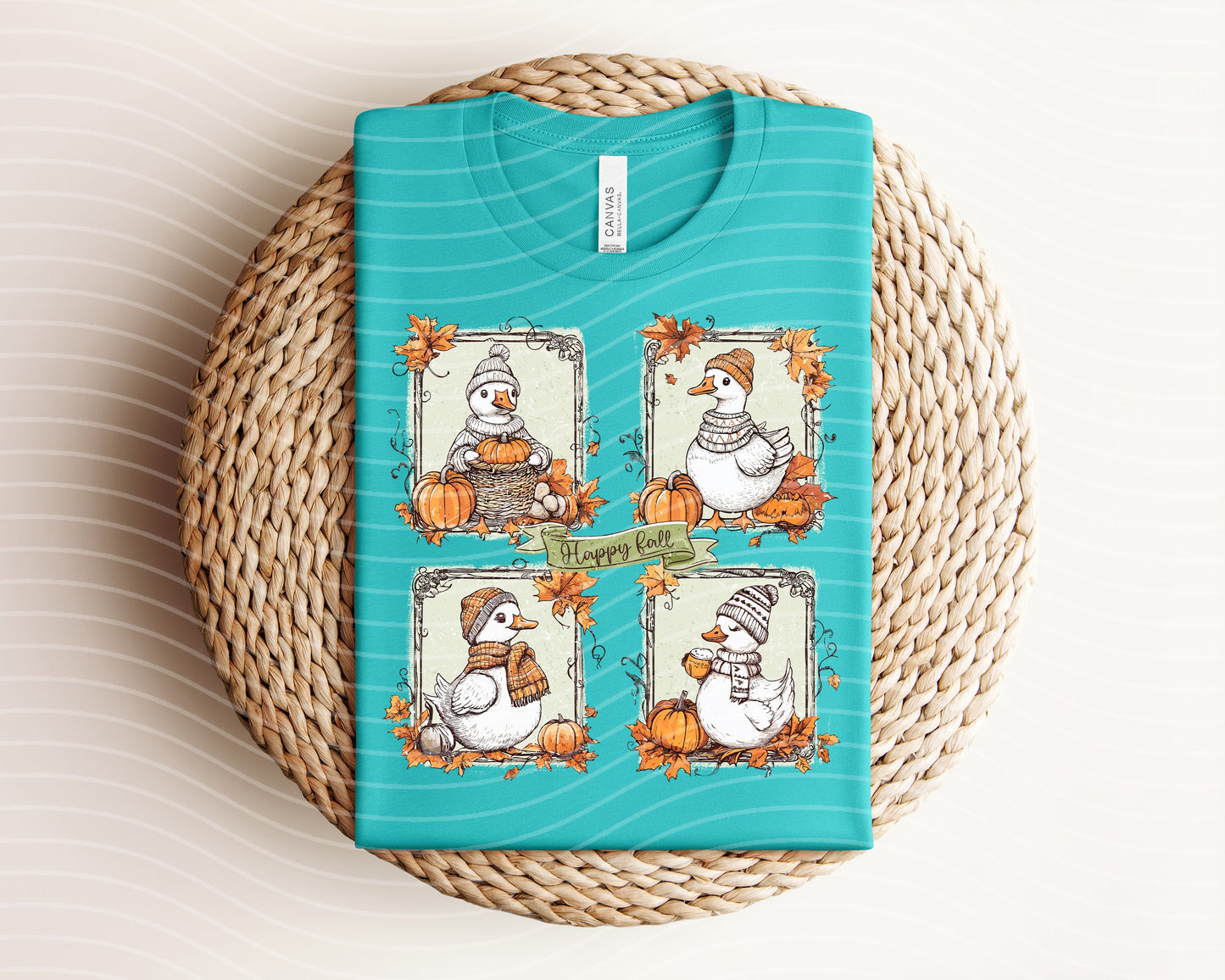 Happy Fall Geese Graphic Tee