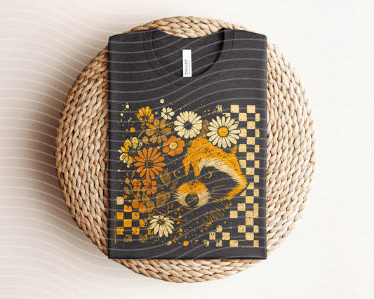 Fall Raccoon Graphic Tee