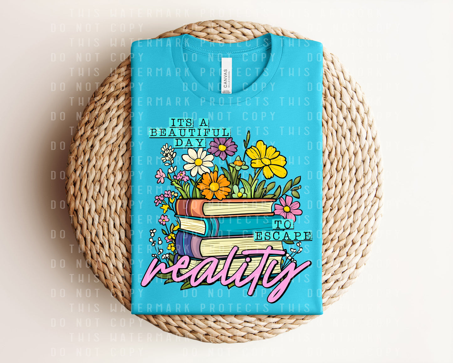 It's a Beautiful Day to Escape Reality Graphic Tee