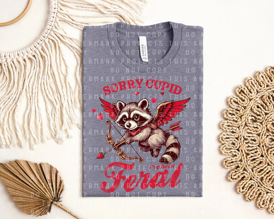 Sorry Cupid I've Been Feral Graphic Tee