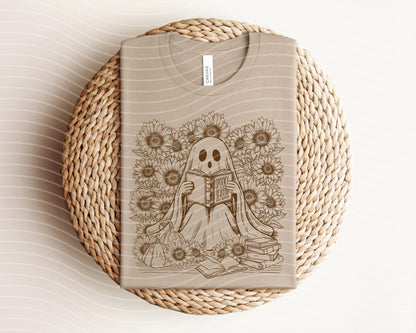 Spooky Season Sunflowers Graphic Tee