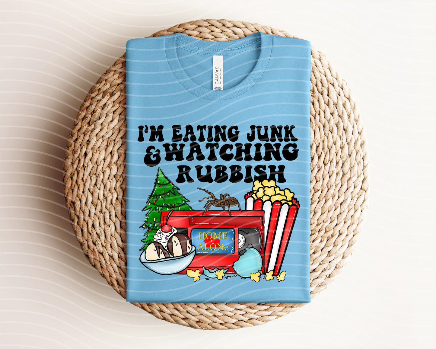 I'm Eating Junk & Watching Rubbish Graphic Tee