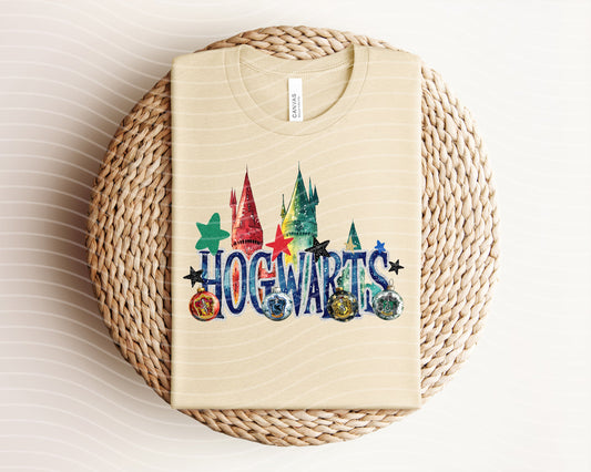 Hogwarts Christmas Graphic Tee
