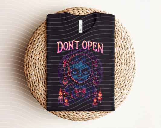 Don't Open Neon Graphic Tee