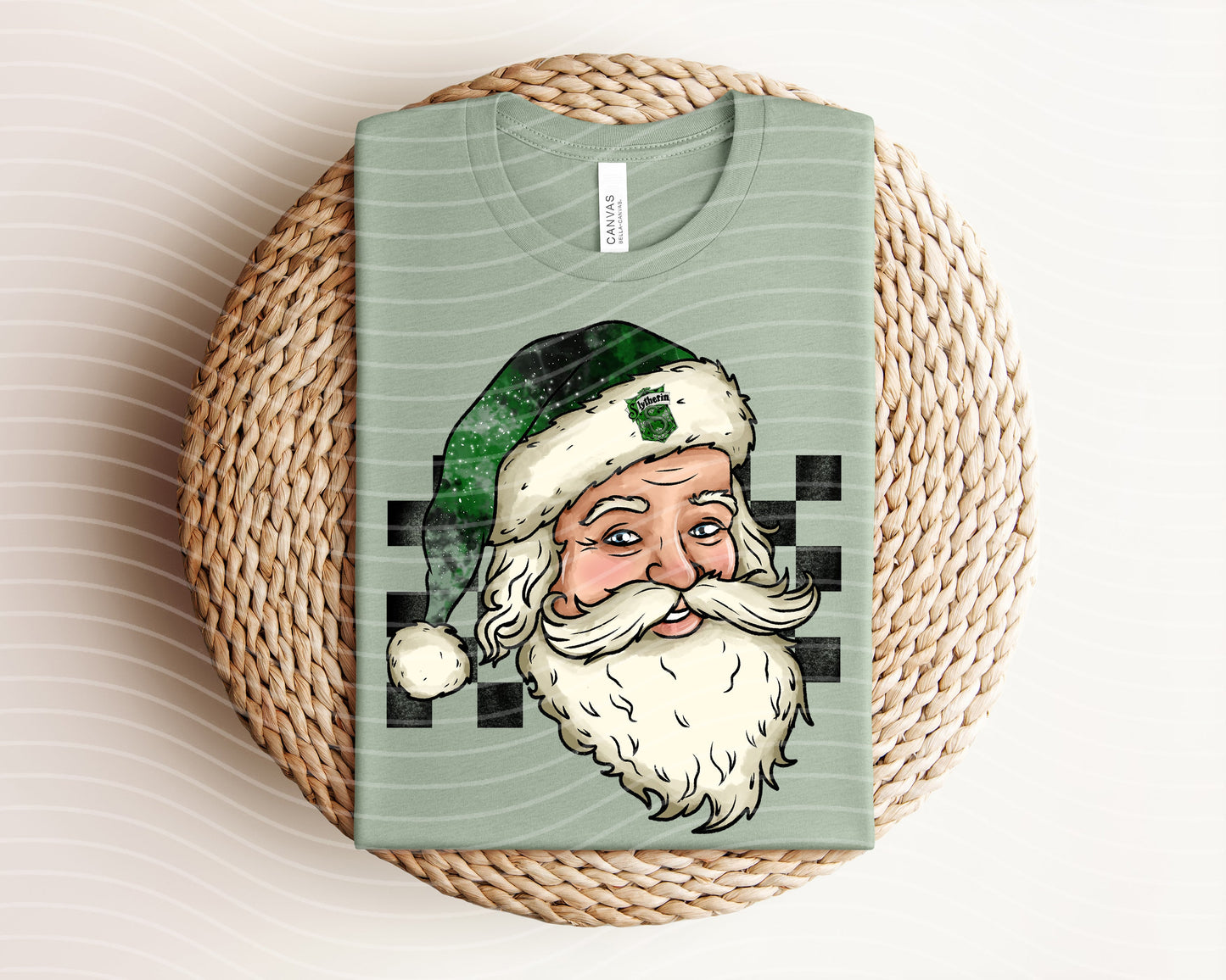 Slytherin Santa Graphic Tee