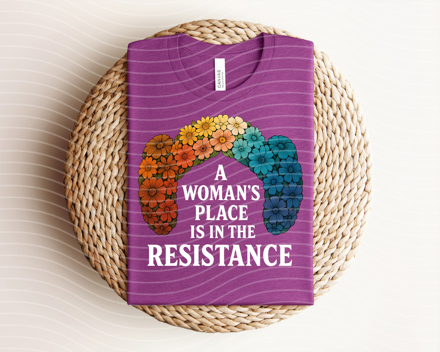 A Woman's Place is in the Resistance Graphic Tee